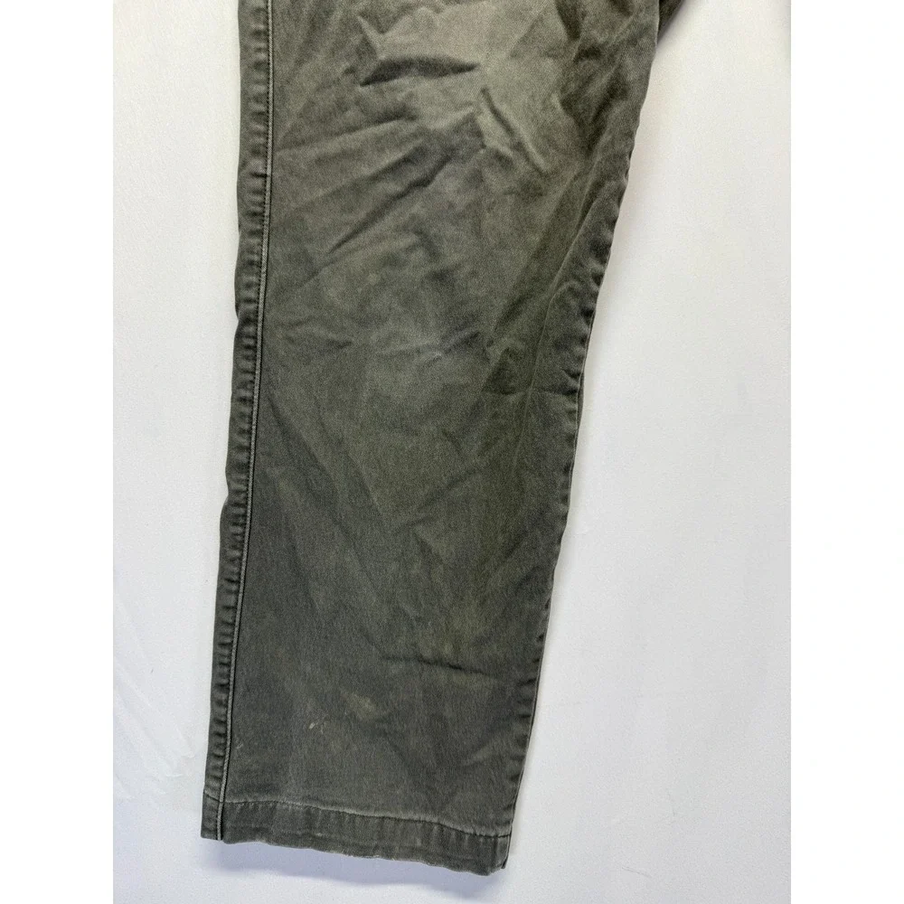 Gap Essential Khaki Slim Fit Chino Pants Mens 32x27 Gray Cotton Straight Leg